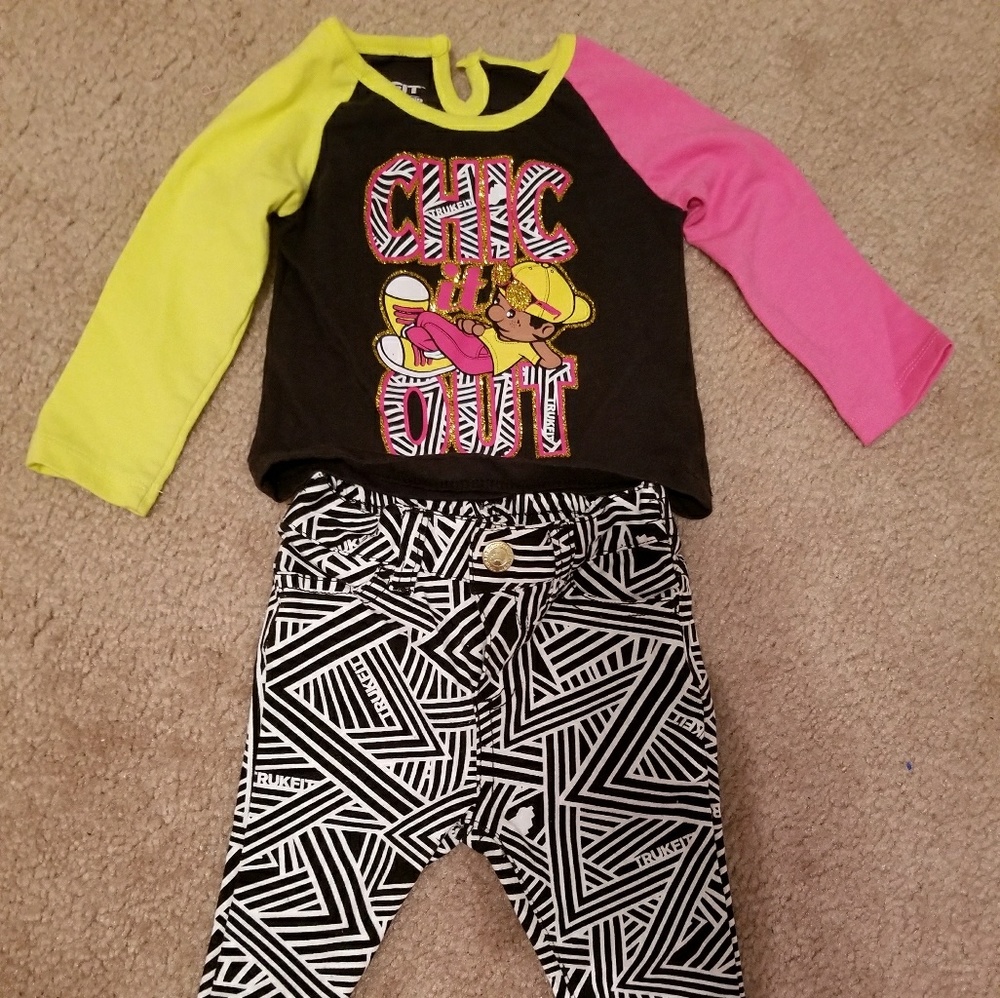 12m girls trukfit outfit